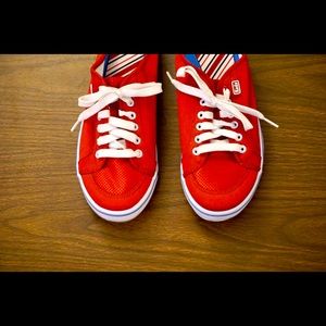 Red Low-back Keds